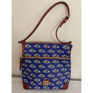 Dooney & Bourke Baltimore Ravens NFL Game Day Crossbody Bag Purse Medium